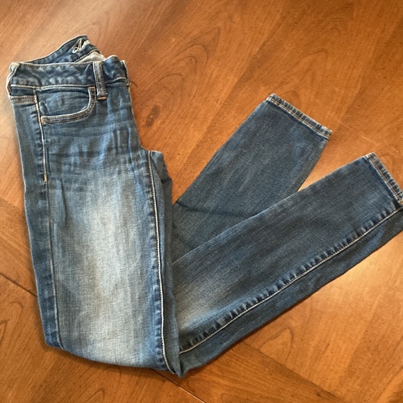 AMERICAN EAGLE Stretch Denim Jegging- size womens 0 - Picture 10 of 16